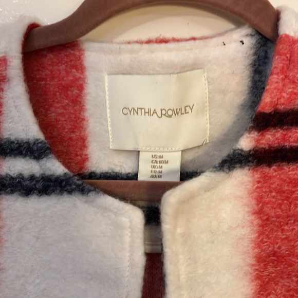 Long wool and polyester multi colored coat NWT - Picture 2 of 2